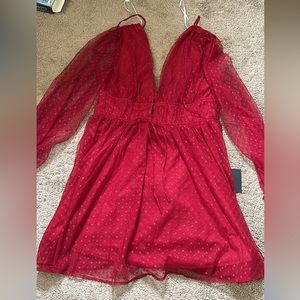 NWT Lulu’s Red Dress L